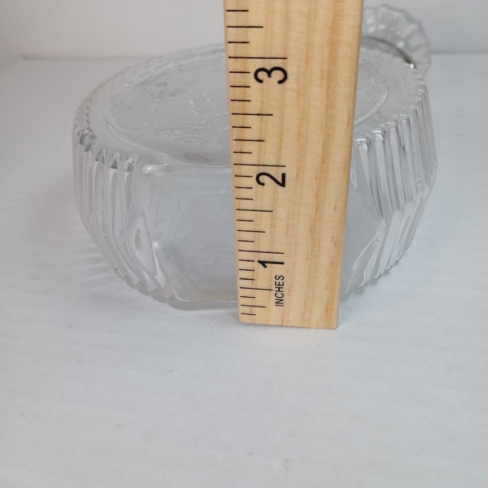 VTG Paden City Etched Spring Orchard and Birds Tilt Cordial Decanter w/Stopper - Picture 13 of 14